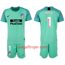 Atlético Madrid Fodboldtrøjer Målmand Moya 1 Børn sæt 2018/19 Kort ærmer